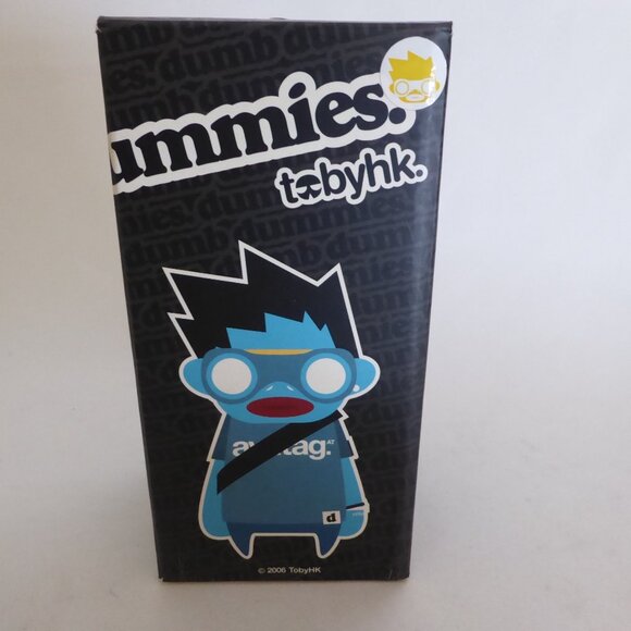 NEW 2006 TOBYHK DUMB DUMMIES ORANGE COMIC CON EXCLUSIVE DESIGNER VINYL FIGURE - Picture 7 of 13